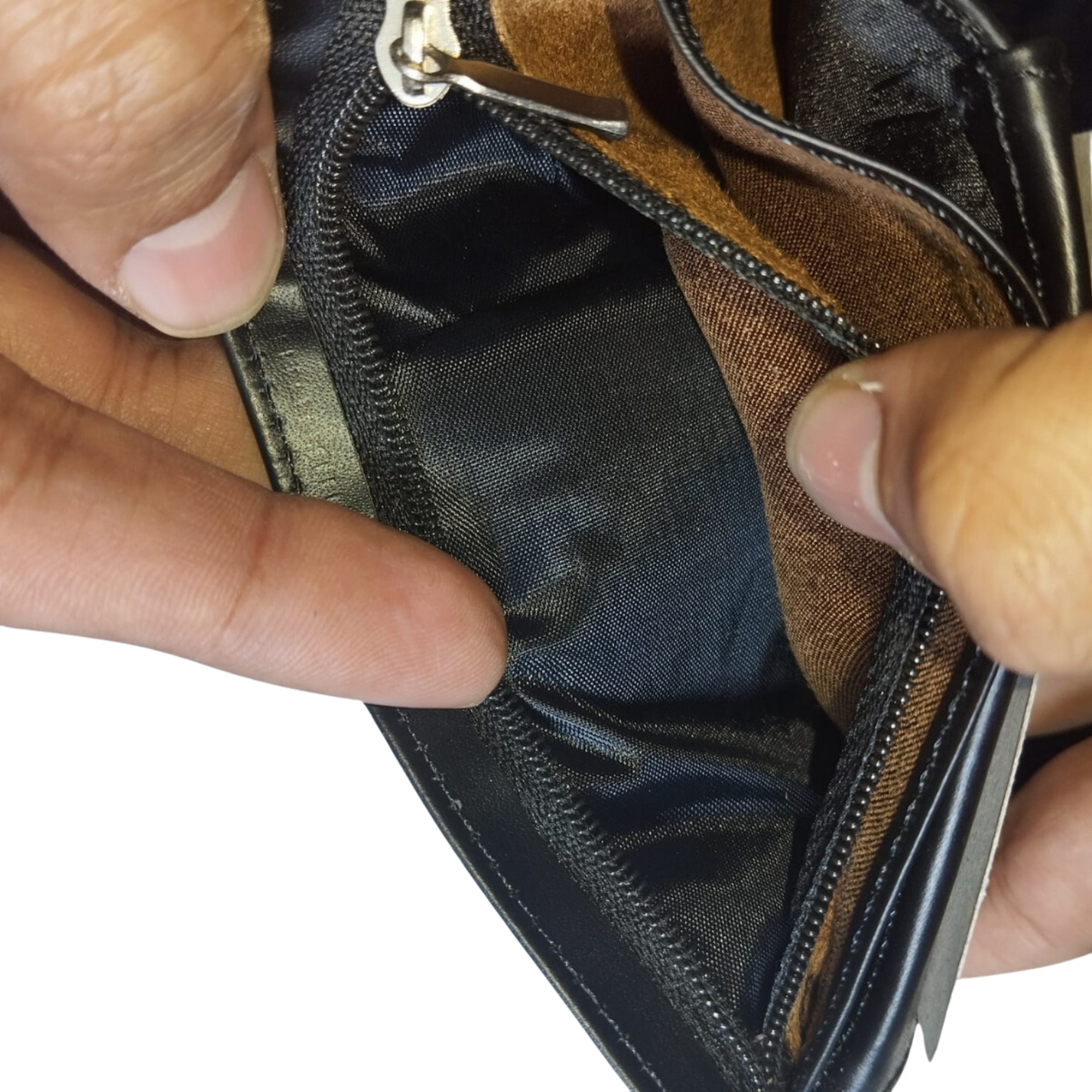 Black Leather Wallet for Men - PK RUSH