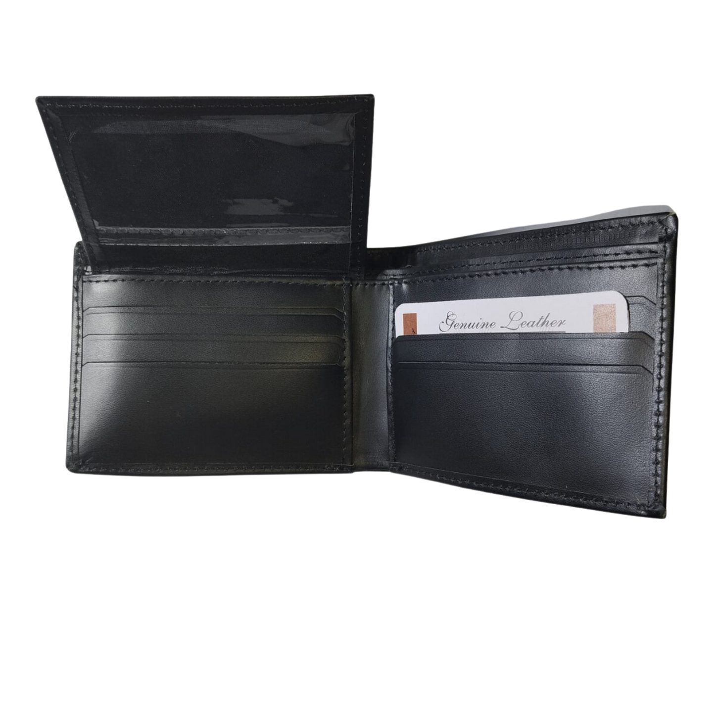Black Leather Wallet for Men - PK RUSH