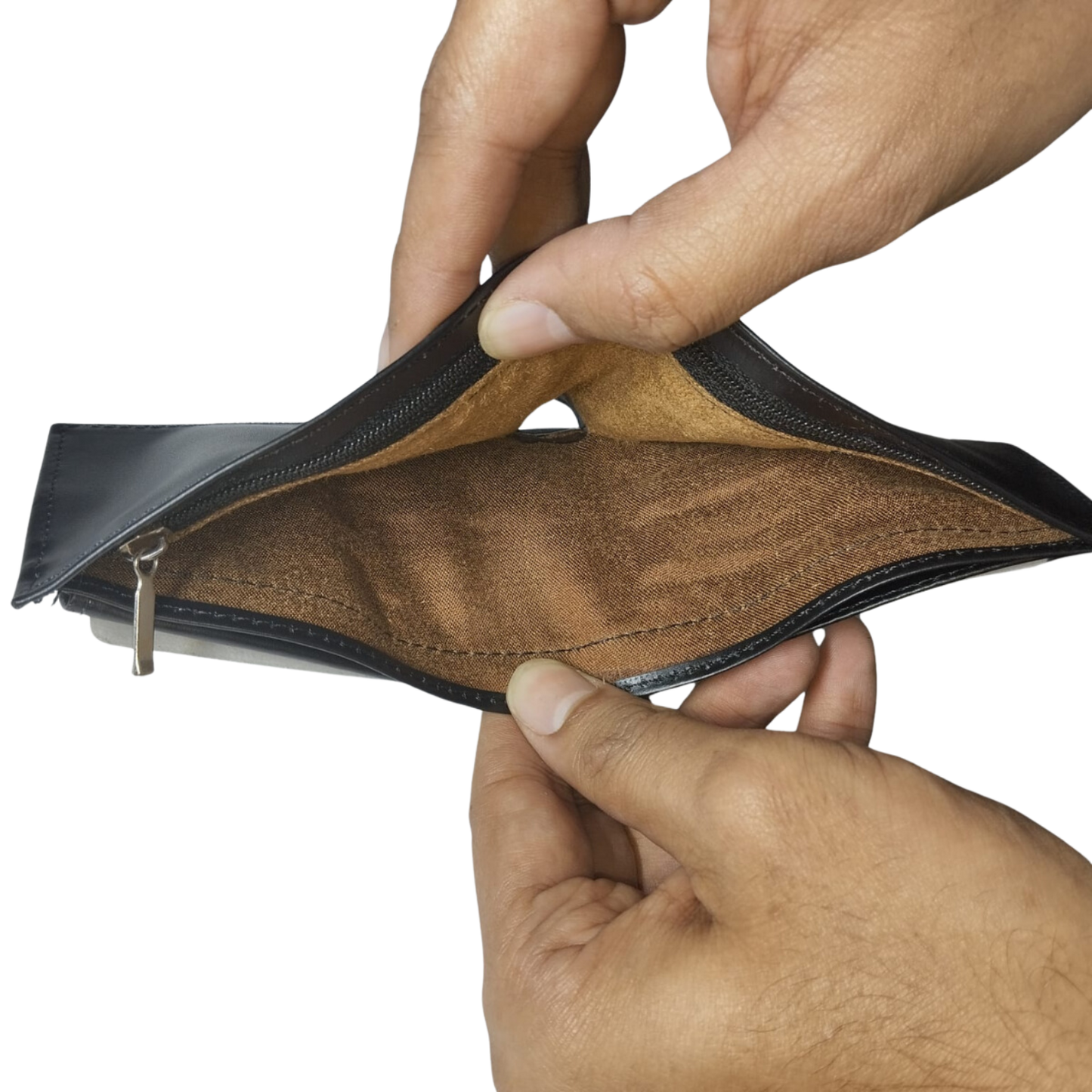 Black Leather Wallet for Men - PK RUSH